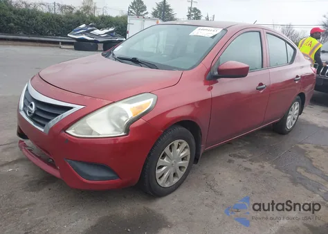 2016 Nissan Versa 1.6 S+ z USA, uszkodzony, nr VIN 3N1CN7AP4GL868442